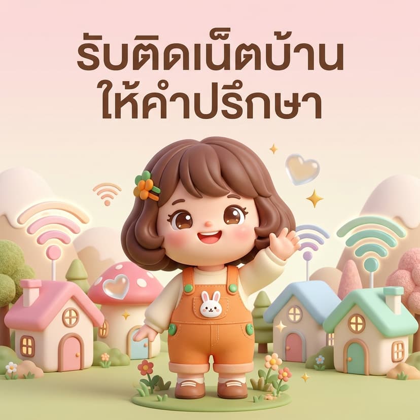 รับติดเน็ตบ้าน ให้คำปรึกษา