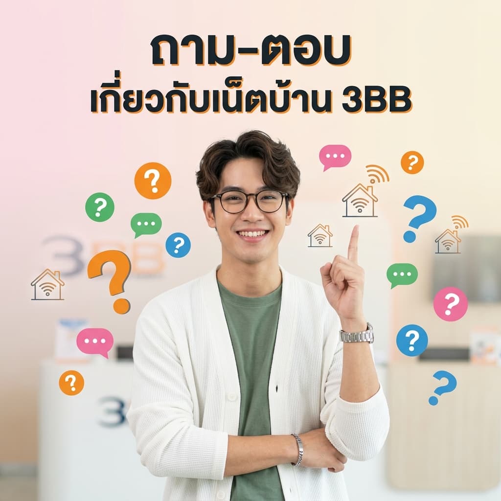 ถาม-ตอบ เกี่ยวกับเน็ตบ้าน 3BB