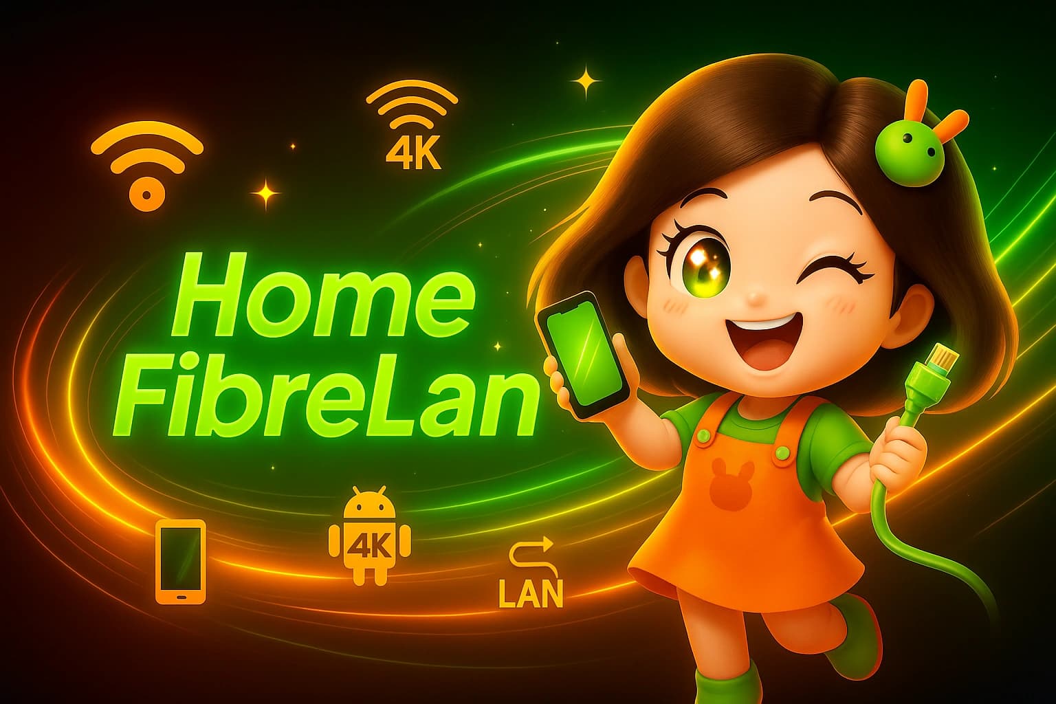 HomeFibreLan Plus 4 จุด เน็ตบ้าน 3BB 1Gbps/1Gbps เดินสายไฟเบอร์เข้าห้อง 4 จุด สัญญา 24 เดือน
