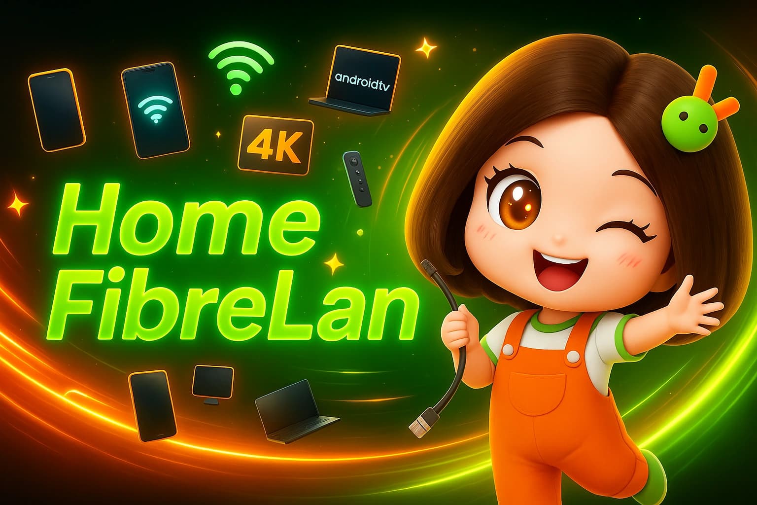 HomeFibreLan Plus 3 จุด เน็ตบ้าน 3BB 1Gbps/1Gbps เดินสายไฟเบอร์เข้าห้อง 3 จุด สัญญา 24 เดือน