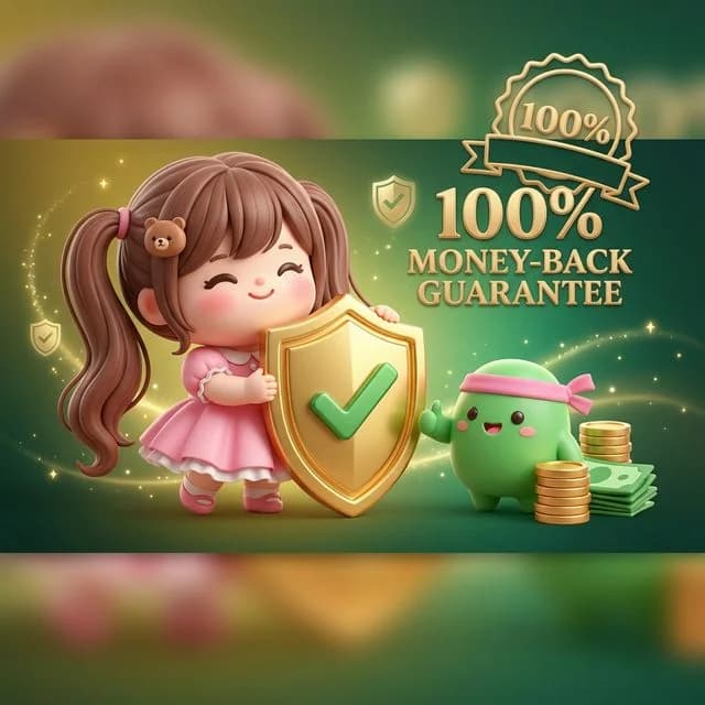 รับประกัน 100% คืนเงินเต็มจำนวน